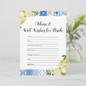 レモンアドバイスと花嫁の願い 招待状 (スタンド正面)