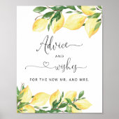 レモンアドバイス花嫁と願い ポスター (正面)