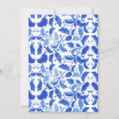 レモンアマイタリアンルフィブルータイル赤ちゃんシャワー 招待状 (裏面)