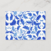 レモンアマイタリアンルフィ赤ちゃんシャワーおむつラッフル 名刺 (裏面)