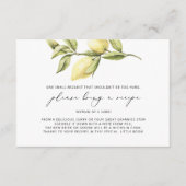 レモンアマルフィコーストレシピリクエストエンクロージャカード エンクロージャーカード (正面)