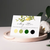 レモンアマルフィ結婚コーストの服装エンクロージャカード エンクロージャーカード