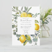 レモンアンドオリーブブライダルシャワー 招待状 (スタンド正面)