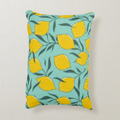 レモンアートファッション抽象芸術シームレス アクセントクッション (裏面(縦))