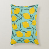 レモンアートファッション抽象芸術シームレス アクセントクッション (正面(垂直))