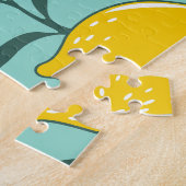 レモンアートファッション抽象芸術シームレス ジグソーパズル (側面)