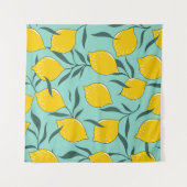 レモンアートファッション抽象芸術シームレス タペストリー (正面(横))