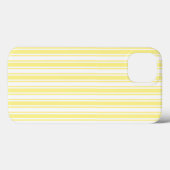 レモンイエローと白ストライプキャンディCase-Mate iPh Case-Mate iPhoneケース (裏面 (横))