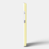 レモンイエローと白ストライプキャンディCase-Mate iPh Case-Mate iPhoneケース (裏面 / 左)