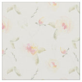 レモンイエローウォーターの花 ファブリック (クローズアップ)