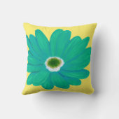 レモンイエローサマーフローラ装飾用クッション クッション (裏面)