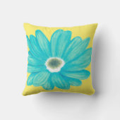 レモンイエローサマーフローラ装飾用クッション クッション (裏面)