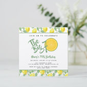 レモンイエローシトラスビッグ70サマーバースデーパーティー 招待状 (スタンド正面)