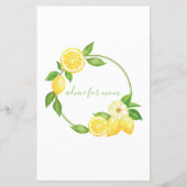 レモンイエローシトラスママはアドバイスカード (裏面)