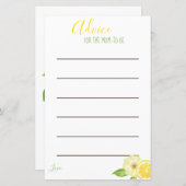 レモンイエローシトラスママはアドバイスカード (正面/裏面)