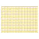 レモンイエロージンガム テーブルクロス (正面(横))