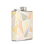 レモンイエローモザイクパターン フラスク (右)