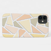 レモンイエローモザイクパターン Case-Mate iPhoneケース (裏面(横))