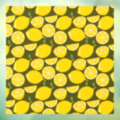 レモンイエローモダンおもしろいかわいい ウィンドウサイン (シート3)