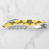 レモンイエローモダンおもしろいかわいい ソムリエナイフ (裏面)