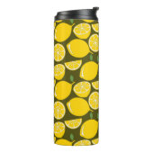 レモンイエローモダンおもしろいかわいい タンブラー (回転左)