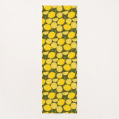 レモンイエローモダンおもしろいかわいい ヨガマット (正面)