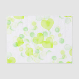 レモンイエローラブハート 薄葉紙