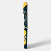 レモンイエローリーフパターン Case-Mate iPhoneケース (裏面 / 左)