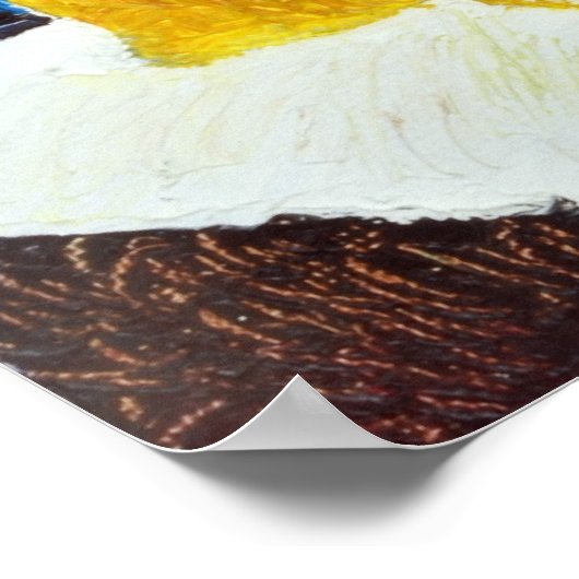 レモンイエロー ポスター (角)