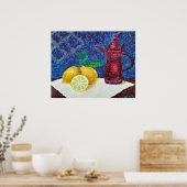 レモンイエロー ポスター (キッチン)