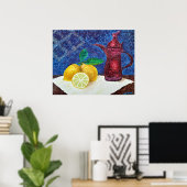 レモンイエロー ポスター (ホームオフィス)