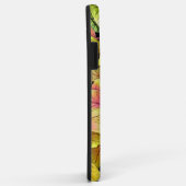 レモンイエロー、ライムグリーン、赤面ピンク葉色 Case-Mate iPhoneケース (裏面/右)