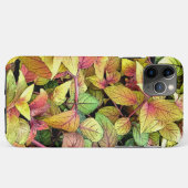 レモンイエロー、ライムグリーン、赤面ピンク葉色 Case-Mate iPhoneケース (裏面(横))