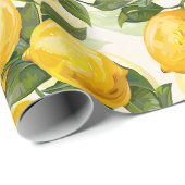 レモンイエロー ラッピングペーパー (ロールコーナー)
