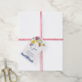 レモンイタリアンズbougainvilleaブライダルシャワー好意 ギフトタグ (より糸付き)