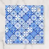 レモンイタリアンブルータイル誕生日ありがとう フェイバータグ (裏面)