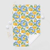 レモンイタリアンプリントクラシックアマルフィ海岸 ゴルフタオル (インサイチュ)