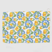 レモンイタリアンプリントクラシックアマルフィ海岸 ゴルフタオル (横)