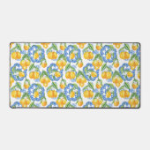 レモンイタリアンプリントクラシックアマルフィ海岸 デスクマット (正面)