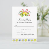 レモンイタリアン入りタイル 出欠カード (スタンド正面)