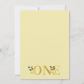 レモンウアーメインスクイズファースト誕生日 招待状 (裏面)