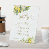 レモンウェエレガントンモダンカムブライダルシャワー 台座サイン (インサイチュ)