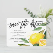 レモンウォーターカラー日付スクリプトの保存 セーブザデート (スタンド正面)