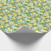 レモンウォーターカラー ラッピングペーパー (角)