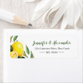 レモンウォーターカラー ラベル (インサイチュ)