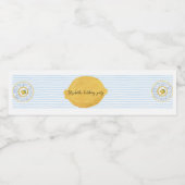 レモンウォーターボトルラベル誕生日 ペットボトルラベル (シングルラベル)