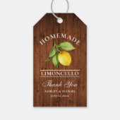 レモンウッドリモンセ結婚ロ感謝していズ ギフトタグ (正面)