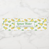 レモンエッセンシャル油クラス ペットボトルラベル (シングルラベル)