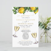 レモンエレガント書道結婚式 プログラム (スタンド正面)