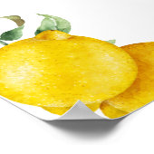 レモンエンゲージメントパーティー ウェルカムサイン ポスター (角)